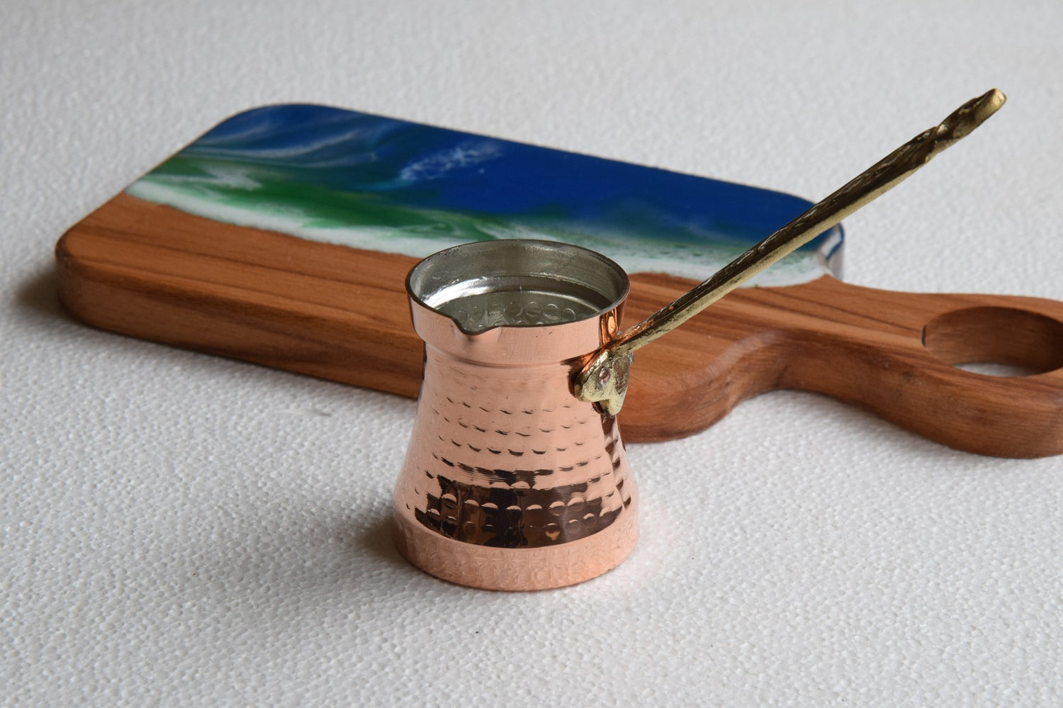 Classic Copper Cezve — Traditional Form (1 mm)